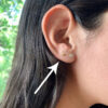 ejemplo Bolita oro perforadoras mx arete Dorado