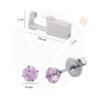 Gema Rosa VIP - Perforadora Desechable tipo Gema Rosa Perforadoras MX